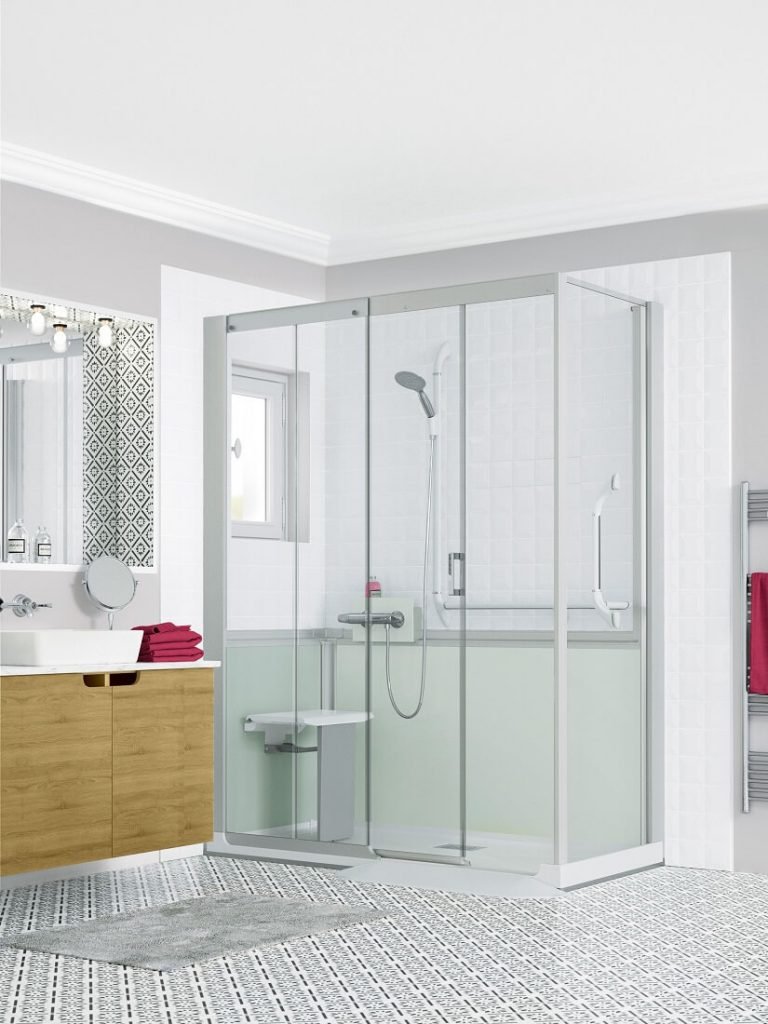 Douche Kinemagic Sérenité+, le confort et la sécurité, Alpes-Maritimes douche sécurisée senior
