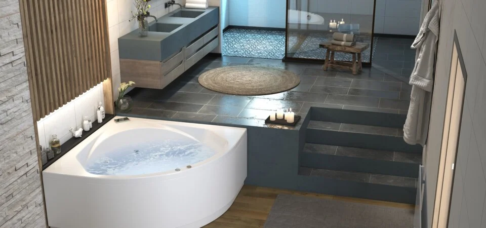 installation baignoire balnéo